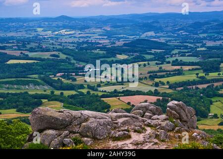 Frankreich, Burgund, Saône-et-Loire, Morvan Park, Karneval rock Stockfoto