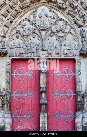 Frankreich, Burgund, Yonne, Sens, Kathedrale Saint-Etienne Stockfoto