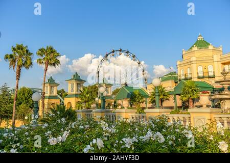 Herrliche Aussicht auf Gold Reef City in Johannesburg, Südafrika Stockfoto