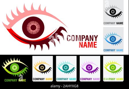 Auge logo Stockfoto