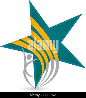 Sterne-logo Stockfoto