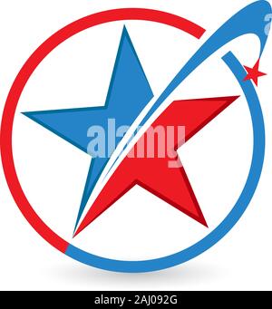 Sterne-logo Stockfoto