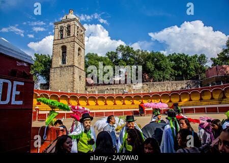 Mexiko Tlaxcala Tlaxcala de Xicohténcatl Karneval Stockfoto