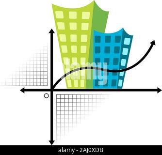 Gebäude-Logo Stockfoto