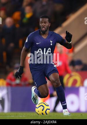 Tanguy Ndombele von Tottenham Hotspur - Norwich City v Tottenham Hotspur, Premier League, Carrow Road, Norwich, UK - 28. Dezember 2019 Editorial nur verwenden - DataCo Einschränkungen Stockfoto