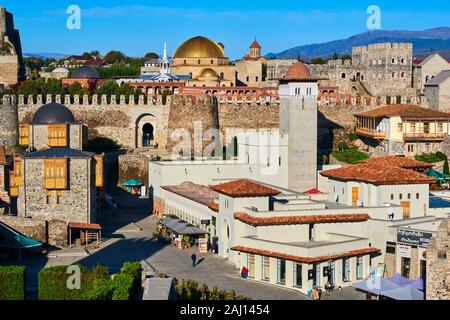 Georgien, Kaukasus, Samtskhé-Djavakhétie, Akhaltsikhe, Rabati Burg aus dem 9. Jahrhundert Stockfoto