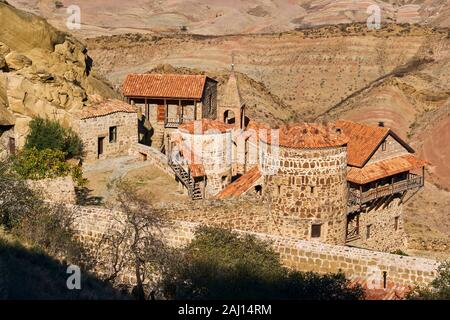 Georgien, Kaukasus, Kachetien, Davit Gareja, Lavra Kirche Stockfoto