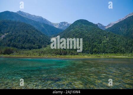 Pineta Behälter. Pineta Tal, Ordesa y Monte Perdido Nationalpark, Provinz Huesca, Aragón, Spanien. Stockfoto