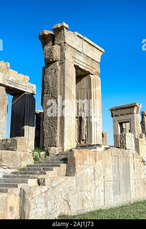 Persepolis, die Tachara, Provinz Fars, Islamische Republik Iran Stockfoto