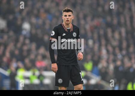 1. Januar 2020, American Express Gemeinschaft Stadium, Brighton und Hove, England; Premier League, Brighton und Hove Albion v Chelsea: Maurer Berg (19) von Chelsea FC Credit: Phil Westlake/News Bilder Stockfoto