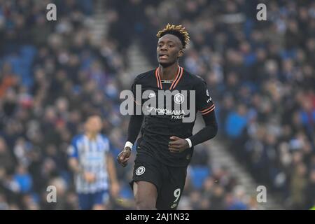 1. Januar 2020, American Express Gemeinschaft Stadium, Brighton und Hove, England; Premier League, Brighton und Hove Albion v Chelsea: Tammy Abraham (9) der FC Chelsea Credit: Phil Westlake/News Bilder Stockfoto