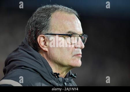 1. Januar 2020 wird der Weißdorn, West Bromwich, England; Sky Bet Meisterschaft, West Bromwich Albion v Leeds United: Leeds United Trainer Marcelo Bielsa: Simon Whitehead/News Bilder Stockfoto