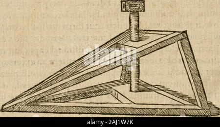 M Vitrvvii architectvra Pollionis de Libri Decem, ad Caes Avgvstvm, Omnibus omnium editionibus longè emendatiores, collatis veteribus exemplis. {?. $ ucula. Ich © B ARCHITEC. SucuU. L I B. X.40) Stockfoto