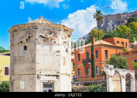 Turm der Winde, Athen, Griechenland, Europa Stockfoto