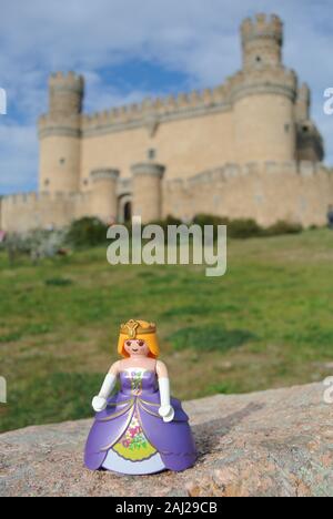 Prinzessin im Schloss Stockfoto