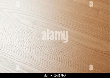 Steigung der sauber Holz- hintergrund Nähe zu sehen. Stockfoto