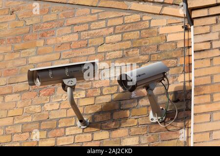 Sicherheit Kamera in Berlin, Deutschland Stockfoto