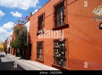 Callejon Del Pueblito Street, Zona Centro, San Miguel de Allende, Guanajuato, Mexiko Stockfoto