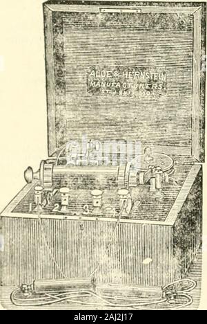 Saint Louis medizinische und chirurgische Journal. "Ich Kunibuld priiy Irjxlncers J^^^^^^^ s^ iBa ALOE & HERSMSTEIN, alleiniger Hersteller von theIMPROVED STOHRER Elektro galvanische Batterie, Aloe & Hernsteins verbessert Der fice-Batterie. Aloe Sl Hernsteins Patent Satteltasche. Impd. Elektrische Badewanne Instrument. Aloe A II ornNtfin^n Inipr&lt; "T"-rt OllleCIlntl r17 Stockfoto