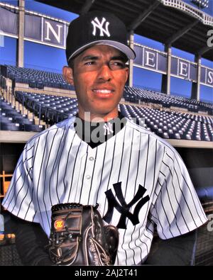 Mariano Rivera, MLB Hall of Fame Krug, NY Yankees 1999 Stockfoto