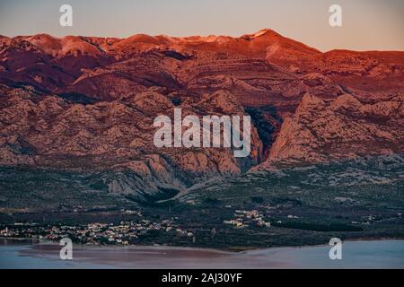 Blick über die Stadt Wernigerode, Am Berg Velebit. Stockfoto