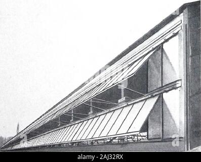 Luft, Licht und Effizienz zeigt Einfluss der Schärpe Typen und Designs. Teich kontinuierliche Schärpe in Monitor Outlets at Union Co., Temperguss, Gießerei, Osten MoUne, III. Herr O. A. Eckerman, Architekt. Xote überstehendes Winkel barsat top, und der Sturm Panels zu enden. biU? i^t versuchen, es zu ändern. • 1 29 ICH LUFT, LICHT AXD-EFFIZIENZ Stockfoto