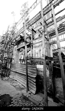 Decay Gebäude in der Altstadt, Kuba, La Habana Stockfoto