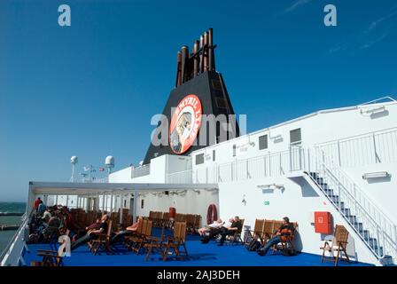 Daenemark, Jütland, Hanstholm, Hafen, Faehre, Norroena, Smyril-Line, Stockfoto