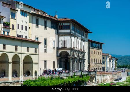 Florenz, Italien - Juni 5, 2019: Florenz ist die Hauptstadt der Region Toskana in Italien. Zieht es Millionen von Touristen jedes Jahr, und UNESCO Stockfoto