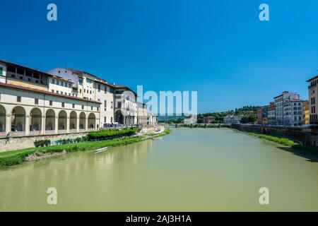 Florenz, Italien - Juni 5, 2019: Florenz ist die Hauptstadt der Region Toskana in Italien. Zieht es Millionen von Touristen jedes Jahr, und UNESCO Stockfoto