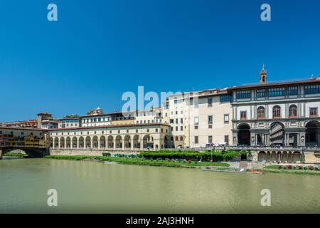 Florenz, Italien - Juni 5, 2019: Florenz ist die Hauptstadt der Region Toskana in Italien. Zieht es Millionen von Touristen jedes Jahr, und UNESCO Stockfoto