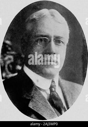 Empire State Honoratioren, 1914. JAMES STILLMAN Vorsitzender des. Der Vorstand, Nittioiial City Bank New York City FRANK A. VANDERLIP Präsident der National City Bank in New York City Stockfoto