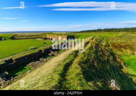 Blick auf die historische Festung Fort Beausejour, in New Brunswick, Kanada Stockfoto