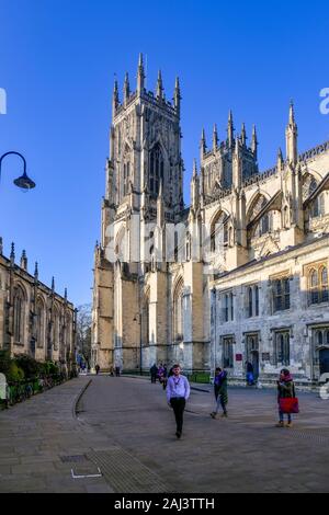 York Minster, York, Yorkshire, England, UK Stockfoto