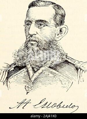 Appletons' cyclopaedia von amerikanischen Biografie. lgo 1848, Escobedo im Ruhestand wieder hisformer Leben im Land; aber wenn, 1854 therevolution der Plan de Ayutla ausbrach, heoffered seine Dienste der Liberalen Partei, war ap-spitz Kapitän eines Unternehmens und. Zusammen withGeronimo Treviilo, Francisco Naranjo, und DiodoroCorella, die danach berüchtigt war, contrib - beigetragen, im Jahre 1855, nach der Niederlage von Guitian in Saltillo, und der Parrodi inMorterillos. Erste Hisname becameknown während diedrei Jahre des Krieges der Reform warcalled. whenhe foughtfor wieder die Liberalparty gegen Theforce Stockfoto