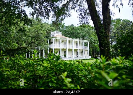 Wesley Haus In Eden Gardens State Park Fl Usa Stockfoto Bild