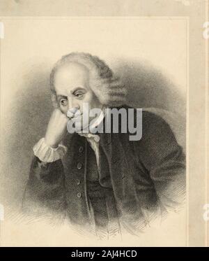 Johnsoniana: oder Beilage Boswell: Anekdoten und Sprüche von Dr. Johnson/gesammelt von Piozzi, Hawkins, Fliegenbinder.. [Et Al.]. Id-Garrick, Esq., verursacht dieses Denkmal zur Erinnerung an ihren geliebten Mann errichtet werden; der starb am 20 Januar, 1779> im Alter von 63 Jahren. Er hatte nicht nur die liebenswerten Qualitäten des privaten Lebens, aber solche erstaunliche dramatische Talente, als auch die Beobachtung von seinem Freund, - sein Tod die Fröhlichkeit der Nationen verdunkelte überprüft werden, und die öffentlichen Bestände von harmlosen Vergnügen verarmt. 701. Johnsons Eltern. Von Michael Johnson wenig allgemein bekannt ist, beyo Stockfoto