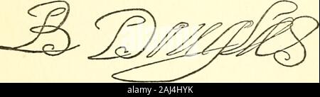 Eine Geschichte des Hauses der Douglas von den frühesten Zeiten bis in die Legislative der Union von England und Schottland. Abb. 50.- Signatur von James, 2 Marquis von Douglas (16 S 7). Fincas von Claverhouse, ^ und das Büro der Hier verfallen - ditary Constable von Dundee Burg und Stadt. Die Marquise von Douglas starb im August 1690, offenbar in Umständen, wie Wund bange, als thoseof der Mann von dem sie sich getrennt hatte, für die in 1681 sie Lawrie geschrieben hatte, seine Chamberlain, ich intrett yowwill senden sie mir soviel Schwarz morallay tabie wie apiticott und thrie ells von Holland aboutt fortie Shil werden Stockfoto