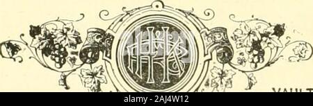 Pacific Wein und Geist. Harris, Kingston & l Reynolds, Winzer, Brenner und Händler in reinen Kalifornien Weine & EDELBRÄNDE. yiNEYARDS * Keller: ^7^^". ."^* JrT^. "Rutherford, -}^^-J23:J27 Eddy S^Napa Co., Cal. Tn. Ier naekmelers Hotel,. Sou Vrnncisro, Cnf. ^^ fiCipOI fll/^ DI 551 CCIflC QO.. Die Brennereien und Ileelitiirs der SPIRITUOSEN UND ALKOHOL Büro: 306-308 Clay Street, IHSTII. LEltY XT. XTIOCII. SAN FllANClSCO. Stockfoto