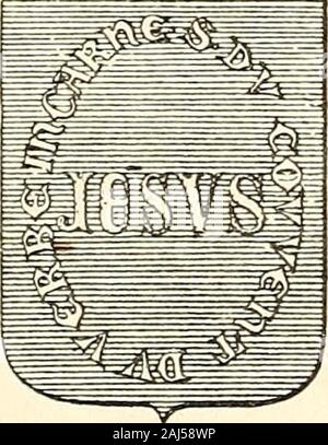 Leben der Ehrwürdige Mutter Jeanne Chézard De Matel, Gründerin des Ordens des fleischgewordenen Wortes und der Anbetung des Allerheiligsten Sakraments, nach original Manuskripte/durch die Ehrwürdige Mutter Saint Pierre Jesu; aus dem französischen Original von Henry Churchill Semple übersetzt. JEANNE CHEZARD de MATEL Gründerin des Ordens der Fleischgewordene Wordand dem Allerheiligsten nach Original Manuskripte von Reverend Mutter Saint Pierre Jesu, Superioress ofthe Kloster in Lyon, Frankreich. Stockfoto