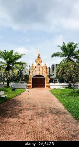 Dass inghang stupa Tempel Laos Architektur Eingang Architektur Stockfoto