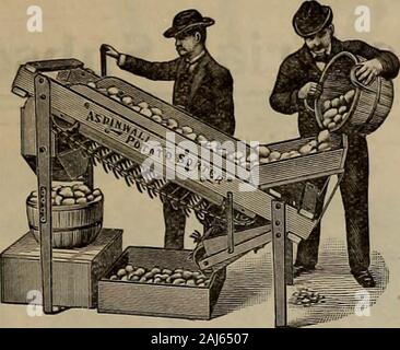 Südliche Pflanzmaschine: Praktische und progressiven Landwirtschaft, Gartenbau, Trucking, live Stock und dem Kamin gewidmet. Spezielle Preise für Studebaker andBrown Wagen, Kutschen und Karren. Aspinwall Pflanzmaschinen, Kartoffel Sortersand Fräser. Stockfoto