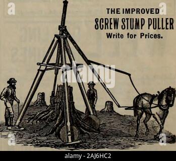 Südliche Pflanzmaschine: Praktische und progressiven Landwirtschaft, Gartenbau, Trucking, live Stock und dem Kamin gewidmet. Chamberlin Mfg. Co., Olean, N. Y" U. S. A. HERCULES STUMPF ABZIEHER Stockfoto