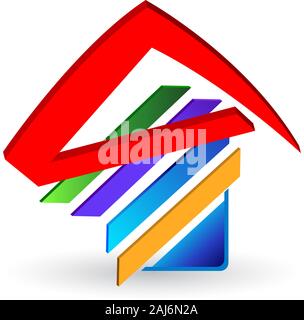 Home logo Stockfoto
