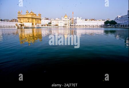 Der Goldene Tempel, der wichtigsten und heiligsten Ort für Sikh's Stockfoto