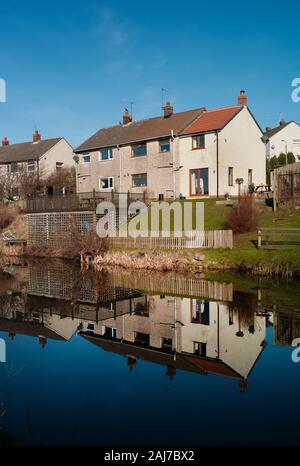 Gehäuse am Leeds und Liverpool Canal, Barnoldswick, Lancashire Stockfoto