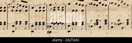 Concertino harpe avec acct d'orchestre Gießen, op 34. , 1 ^-^ Ich J.4 ..-4L;. Stockfoto