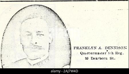 Der Farbige, Blau - Buch- und Business Directory von Chicago, Illinois. Frau Georgia Foxx-Moodv: Elocutionist und Cornist. * CHICAGO. A. CKOLLET * Bill Sekretärin atWestrn Meth. Buchen Sie Sorge 5 "Washington^ Schatzmeister St. Mark M E Ch.. sapt. ^ - Sunday School. ^^^^ 5V Stockfoto