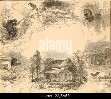 Das Leben von Edgar Allan Poe. . • ^^^^ ich VtK yrir. f i.h-V-. /X MMI, Poes Cottage an der Fordham. Mit Vignetten von seinen Werken vorgeschlagen. Die I I R E von Edgar Allan Poe. Kapitel I Abstammung. Der Ursprung der Familie Namen, Italienisch - Gründung von theRace in Irland - Familie Fehde mit dem desmonds-Dis - modelluntersuchungen der Familien von Cromwell - heroische Verteidigung ofDon Isle - Die Befugnisse und Lady Blessington - GeneralDavid Poe - Der Dichter Ratgeber - Die Ballade von Gra-machree - David Poe jr. und seine Runaway Match-Poes Schauspielerin Mutter-geselligen südlichen Zoll,und ihre Folgen - Ort der Poes Geburt - Tod o Stockfoto