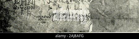 Eine Geschichte der Kirche von St Giles, Northampton. o2 Ph der Register. 195 ein Jahr später, am 30. Oktober 1616, ihn gegen seine himthat Pfarrhaus aus der Reparatur* und am 9. Dezember 1617 wurde behauptet wurde, war er wieder für seinen sufferinge parsonagehouse präsentiert in decaye zu gehen f ein paar Monate vor diesem Anzug againsthim, die in der Pfarrkirche von Oundle, 4. Juni 1617 wurde versucht, gebracht worden war, bevor Sir John lambe. Die Seite in der CorrectionBook, auf dem das Ergebnis wahrscheinlich aufgezeichnet wurde, hat sich beentorn, aber es scheint fast sicher, dass Browne sus war - von seinen kirchlichen Amt pended Für Stockfoto